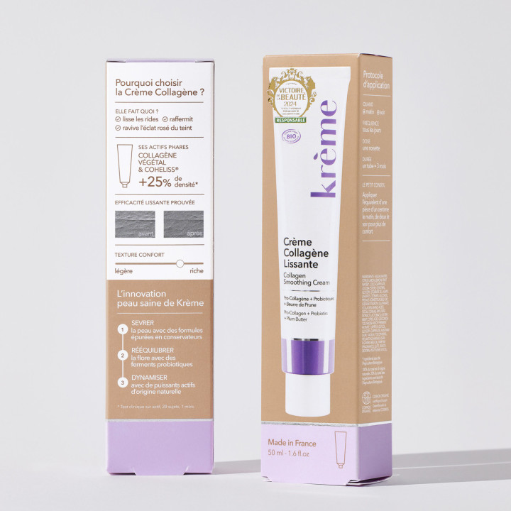 Crème Collagène Lissante Bio 50ml – Krème – IllicoPharma