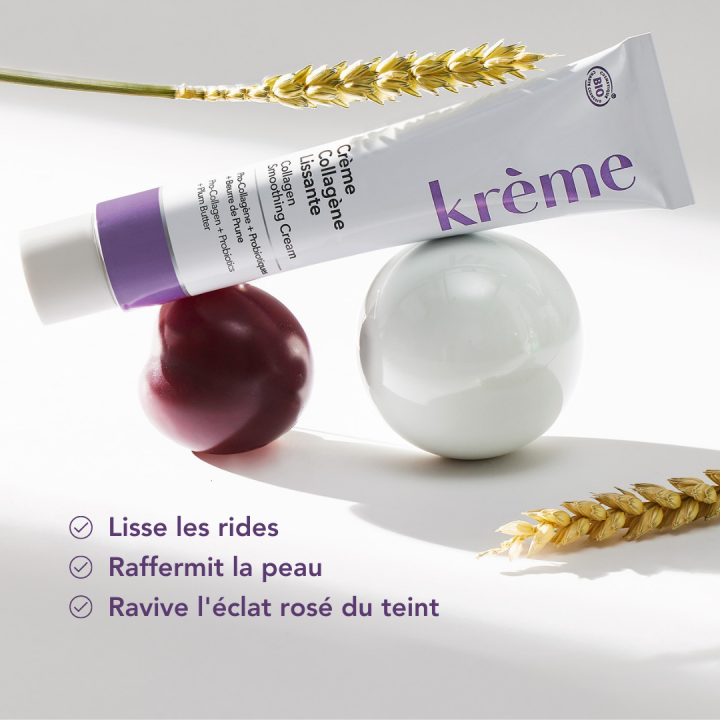 Crème Collagène Lissante Bio 50ml – Krème – IllicoPharma