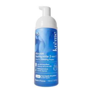 Mousse Nettoyante 2-en-1 Bio 150ml – Krème – IllicoPharma