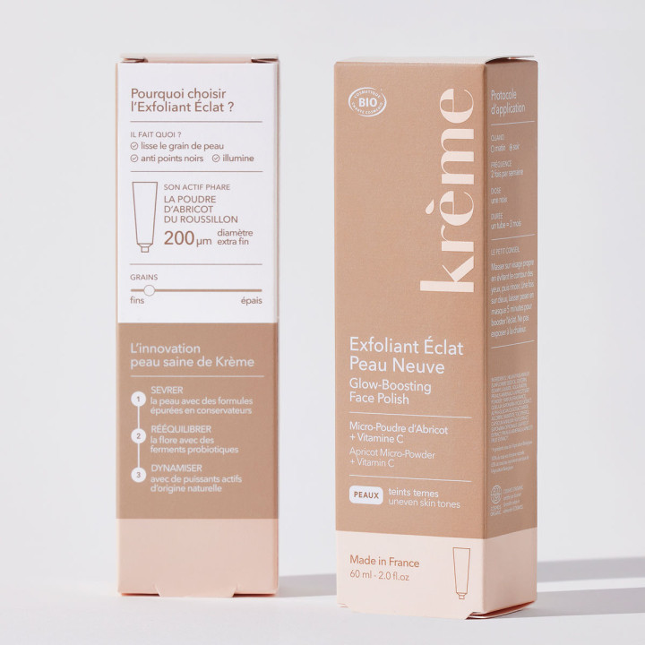 Exfoliant Éclat Peau Neuve Bio 60ml – Krème – IllicoPharma
