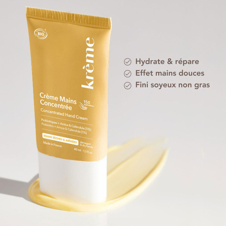 Crème Mains Concentrée Bio 40ml – Krème – IllicoPharma