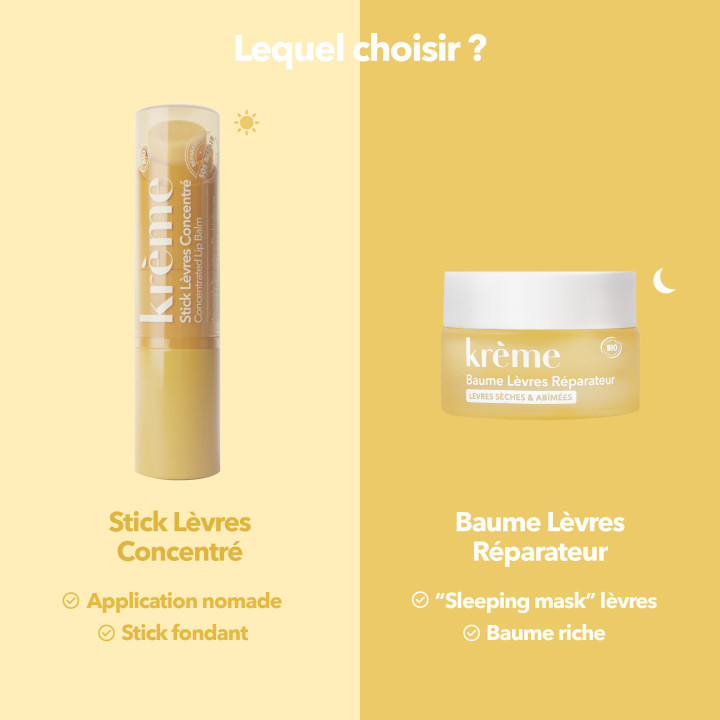 Stick Lèvres Concentré Bio 4g – Krème – IllicoPharma