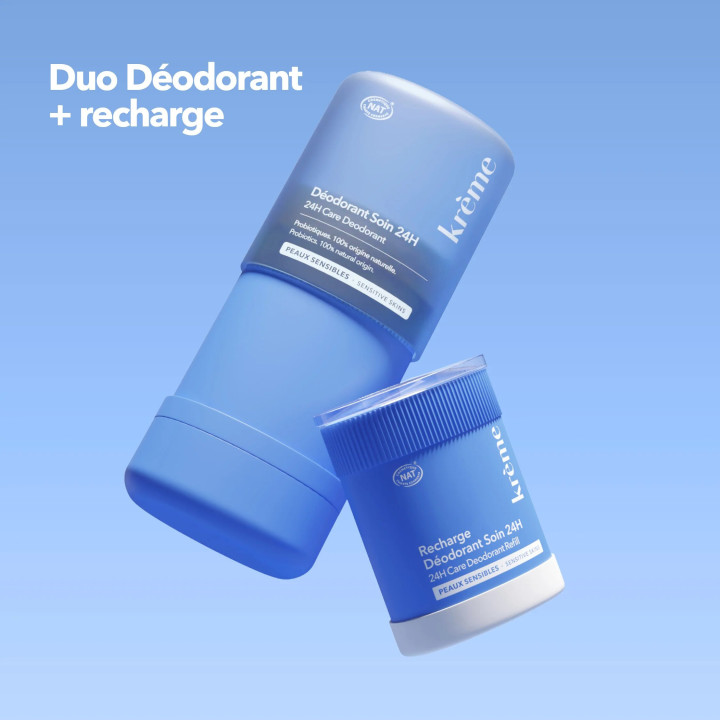 Déodorant Soin 24h Bio 50g – Krème – IllicoPharma