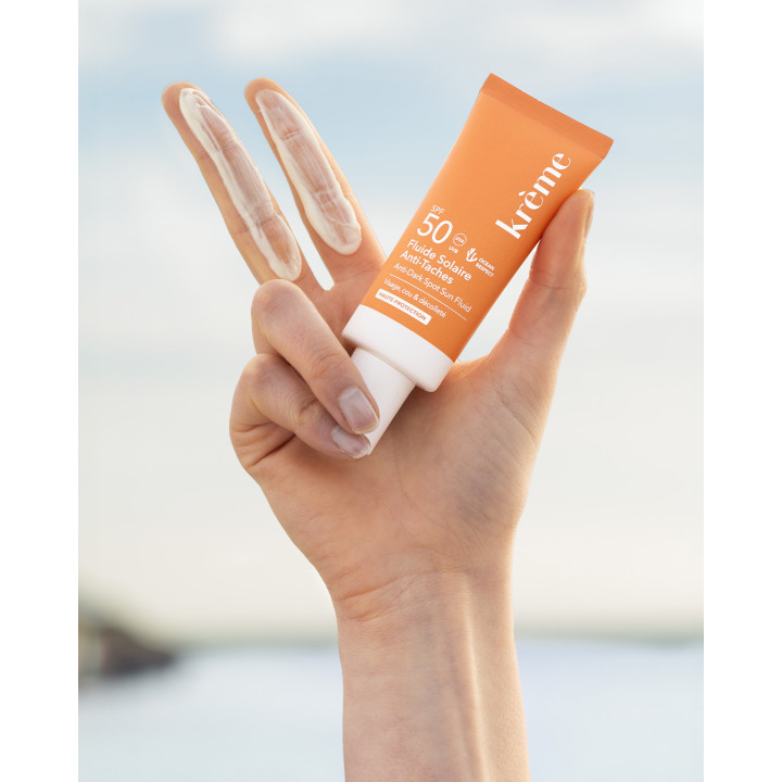 Fluide Anti-Taches SPF50 Bio 40ml – Krème – IllicoPharma