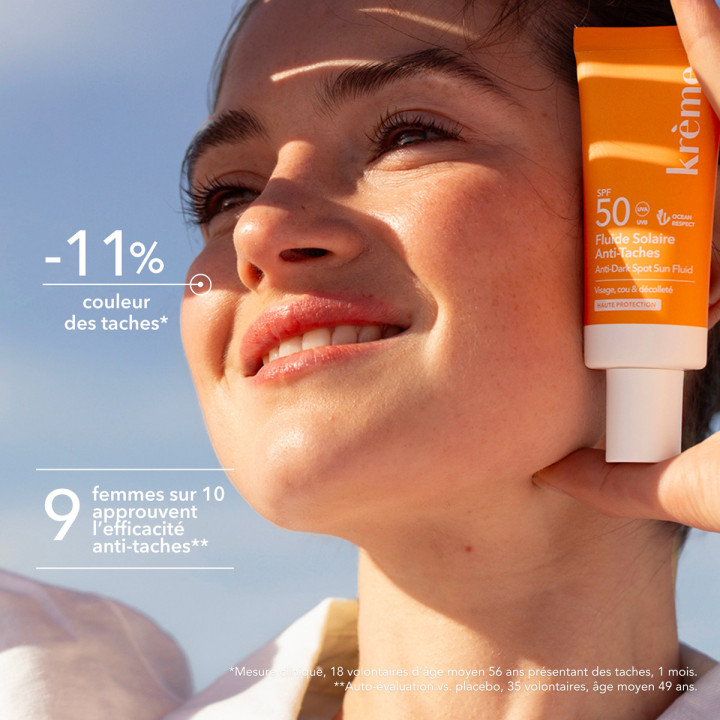 Fluide Anti-Taches SPF50 Bio 40ml – Krème – IllicoPharma