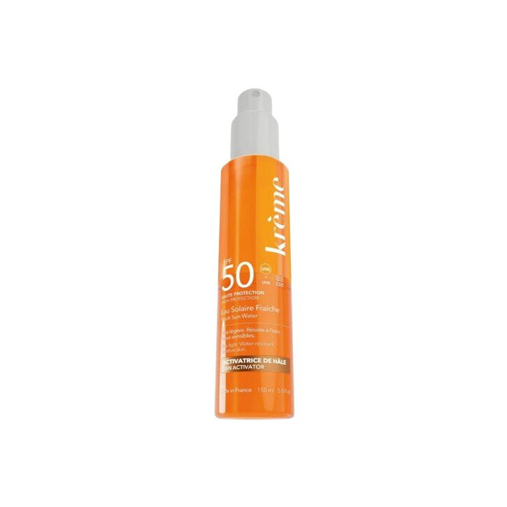Eau Solaire Fraîche SPF50 Bio 150ml – Krème – IllicoPharma