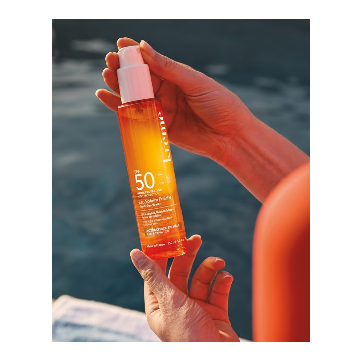 Eau Solaire Fraîche SPF50 Bio 150ml – Krème – IllicoPharma