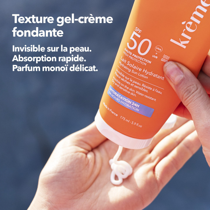 Lait Solaire Hydratant SPF50 Bio 175ml – Krème – IllicoPharma