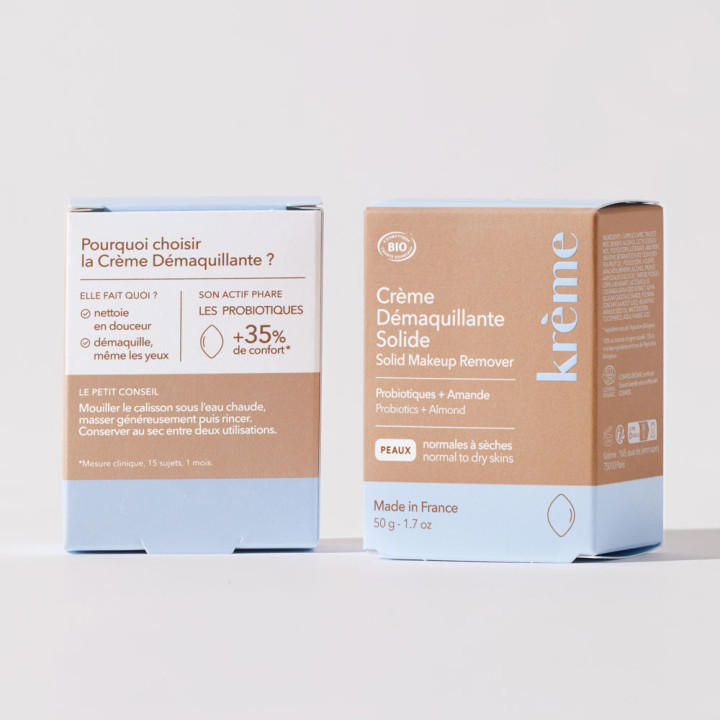 Crème Démaquillante Solide Bio 50g – Krème – IllicoPharma