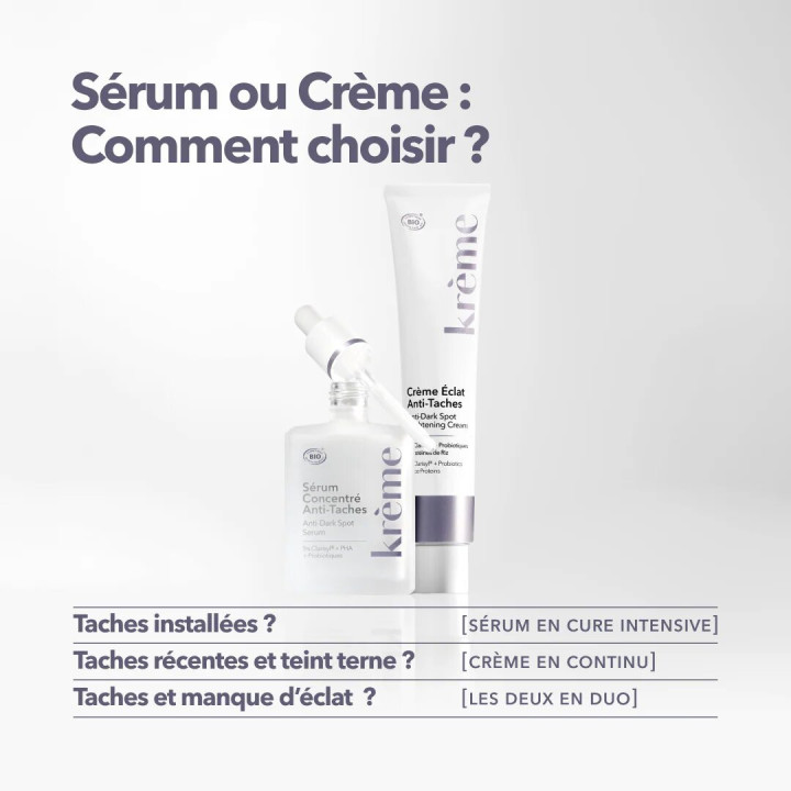 Crème Éclat Anti-Taches Bio 50ml – Krème – IllicoPharma
