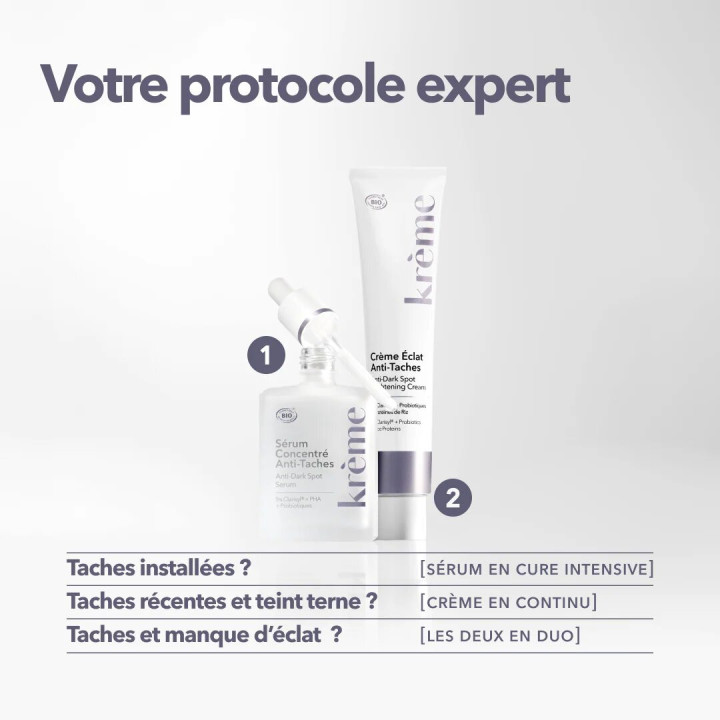 Crème Éclat Anti-Taches Bio 50ml – Krème – IllicoPharma