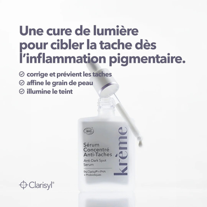 Sérum Concentré Anti-Taches Bio 30ml – Krème – IllicoPharma