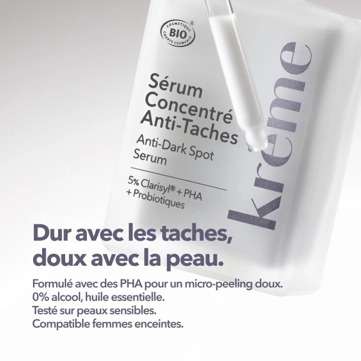 Sérum Concentré Anti-Taches Bio 30ml – Krème – IllicoPharma