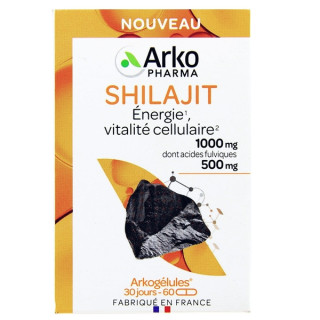 Arkogélules Shilajit x60 gélules - Arkopharma - IllicoPharma