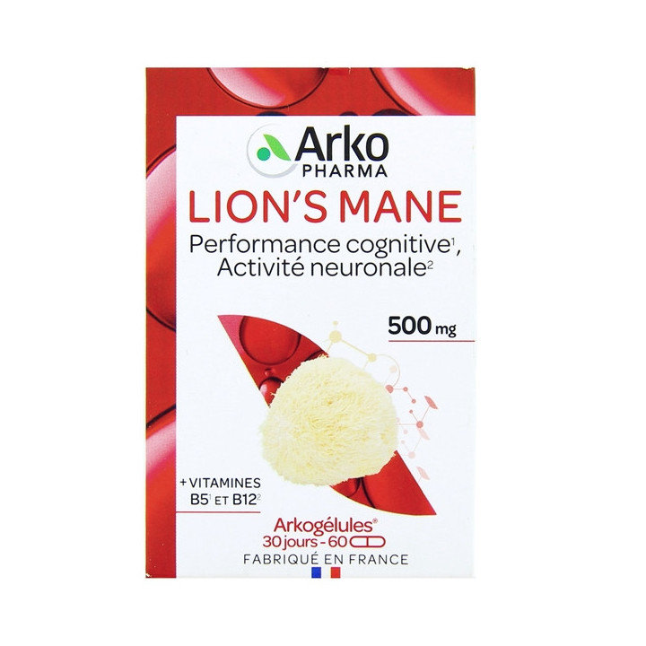Arkogélules Lion's Mane x60 gélules - Arkopharma - IllicoPharma