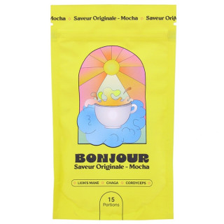 Bonjour Boisson Adaptogène Saveur Originale Mocha - 15 portions - IllicoPharma