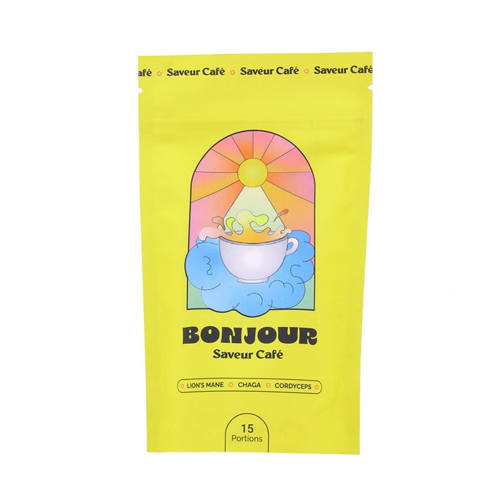 Bonjour Boisson Adaptogène Saveur Café - 15 portions - IllicoPharma