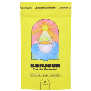 Bonjour Boisson Adaptogène Saveur Chocolat Gourmand - 15 portions - IllicoPharma