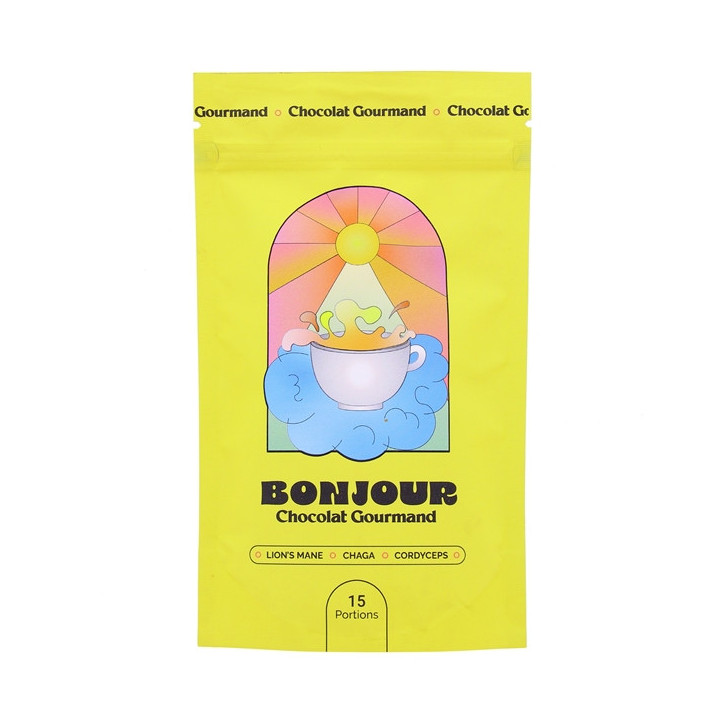 Bonjour Boisson Adaptogène Saveur Chocolat Gourmand - 15 portions - IllicoPharma