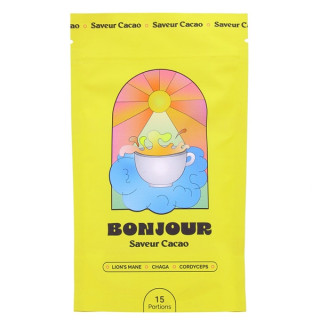 Bonjour Boisson Adaptogène Saveur Cacao - 15 portions - IllicoPharma