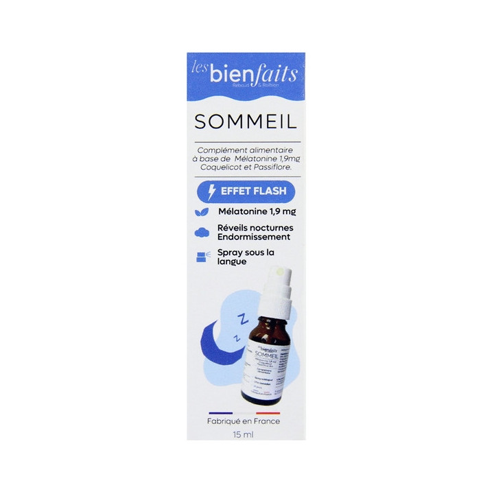 Spray Sublingual Sommeil 15ml – Les Bienfaits – IllicoPharma