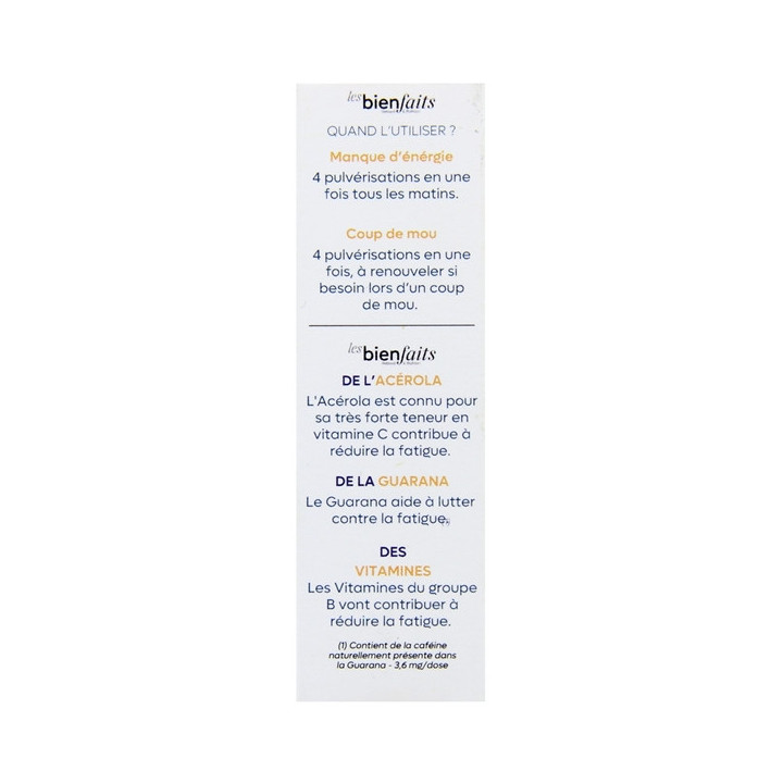 Spray Sublingual Boost Énergie 15ml – Les Bienfaits – IllicoPharma