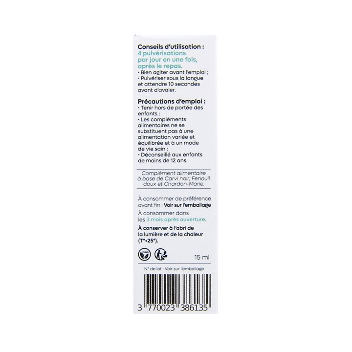 Spray Sublingual Digestion 15ml – Les Bienfaits – IllicoPharma
