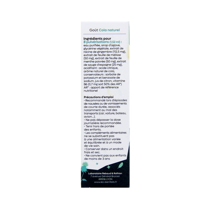 Spray Sublingual Kids Mal Transports 20ml – Les Bienfaits – IllicoPharma