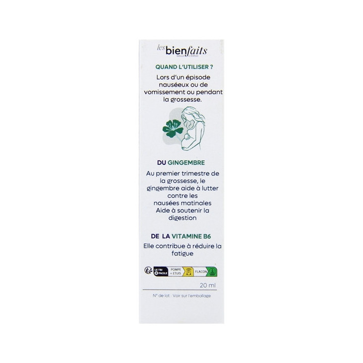 Spray Sublingual Nausée 20ml – Les Bienfaits – IllicoPharma