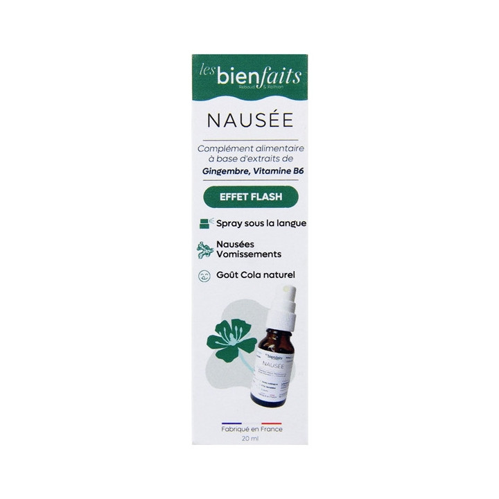 Spray Sublingual Nausée 20ml – Les Bienfaits – IllicoPharma