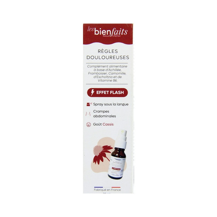 Spray Sublingual Règles Douloureuses 20ml – Les Bienfaits – IllicoPharma
