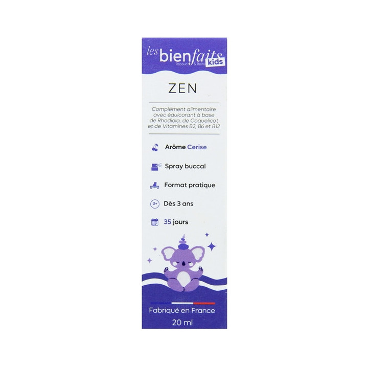 Spray Sublingual Kids Zen 20ml – Les Bienfaits – IllicoPharma