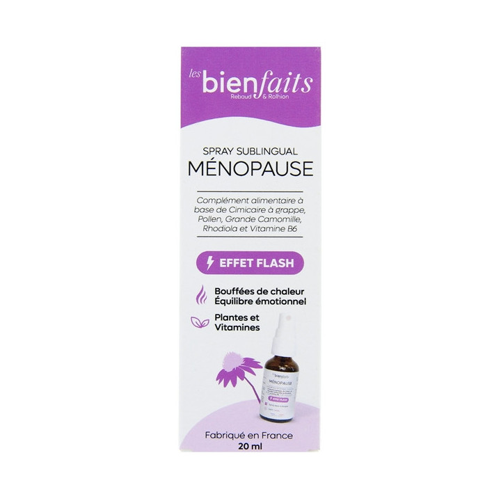 Spray Sublingual Ménopause 20ml – Les Bienfaits – IllicoPharma