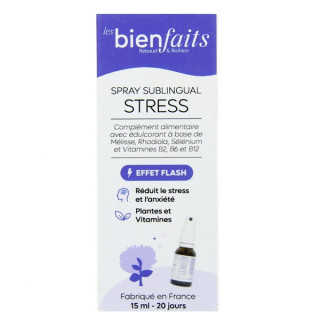 Spray Sublingual Stress 15ml – Les Bienfaits – IllicoPharma