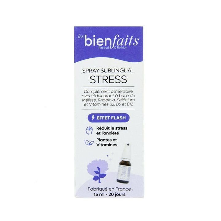 Spray Sublingual Stress 15ml – Les Bienfaits – IllicoPharma