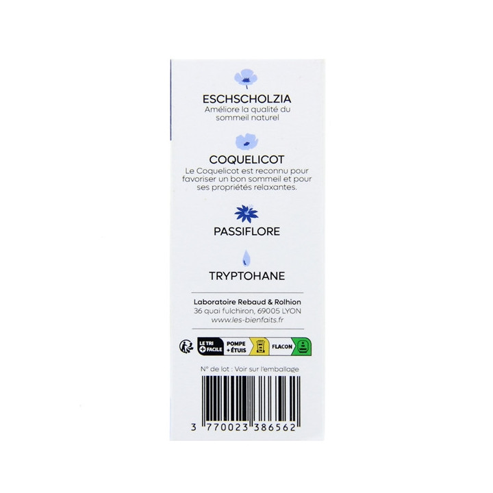 Spray Sublingual Sommeil Sans Mélatonine 15ml – Les Bienfaits – IllicoPharma