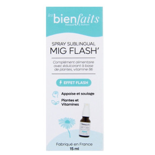 Spray Sublingual Mig'Flash 15ml – Les Bienfaits – IllicoPharma