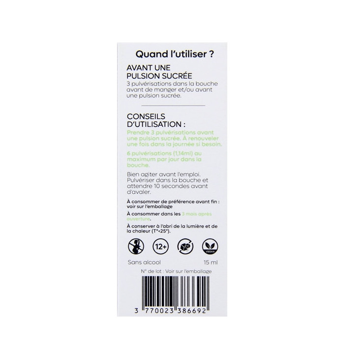 Spray Sublingual Stop Sucre 15ml – Les Bienfaits – IllicoPharma