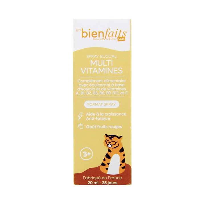 Spray Sublingual Kids Multi Vitamines 20ml – Les Bienfaits – IllicoPharma