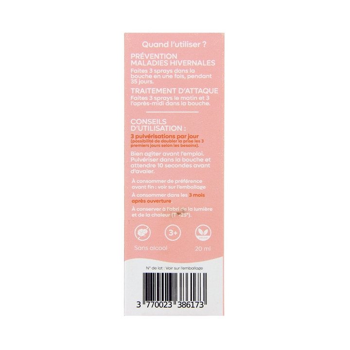 Spray Sublingual Kids Boost Défenses 20ml – Les Bienfaits – IllicoPharma