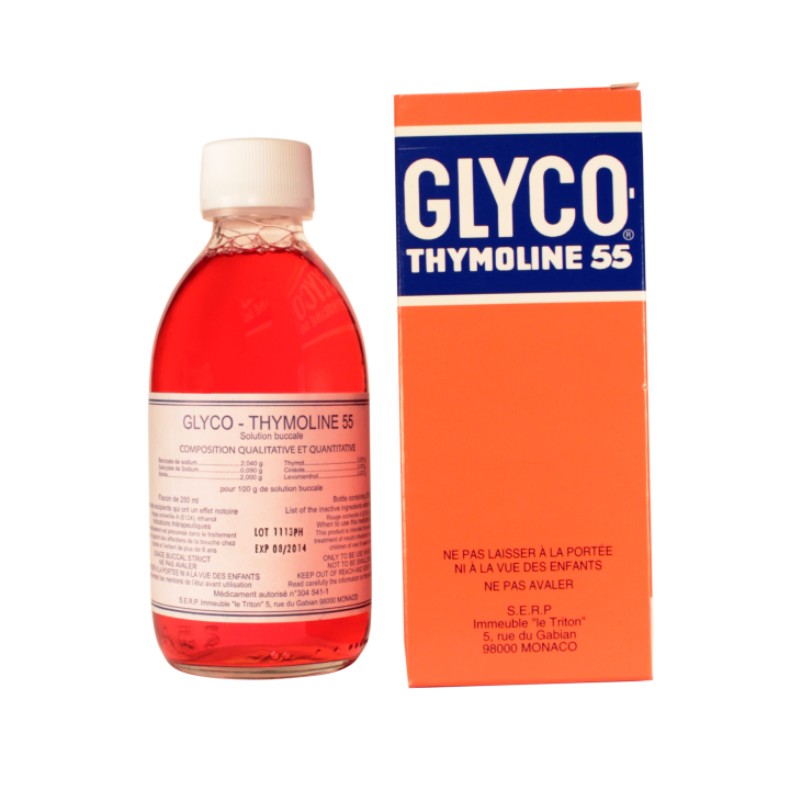 Glyco-thymoline 55 solution buccale - Pharmacie IllicoPharma