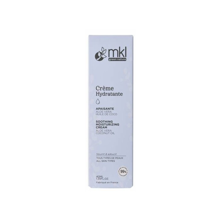 Crème Hydratante Apaisante 40ml – MKL – IllicoPharma