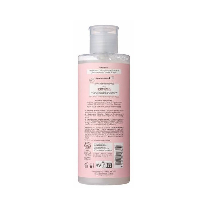 Eau Micellaire Apaisante 500ml – MKL – IllicoPharma