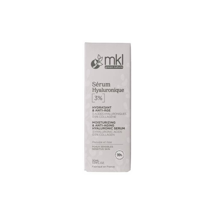 Sérum Hyaluronique Hydratant & Anti-Âge 30ml – MKL – IllicoPharma