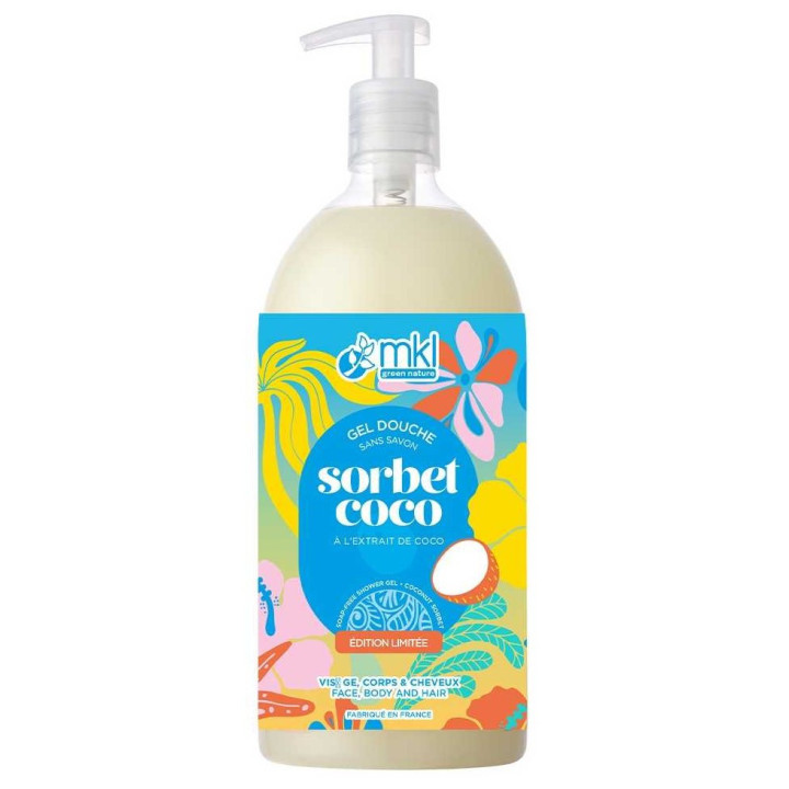 Gel Douche Sorbet Coco Édition Limitée 1L – MKL – IllicoPharma