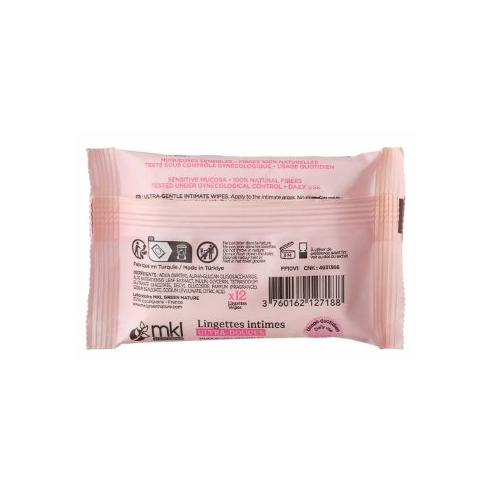Lingettes Intimes Ultra Douces x12 – MKL – IllicoPharma