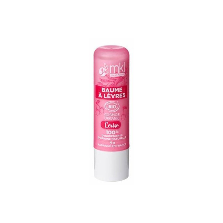 Baume à Lèvres Bio Cerise 4g – MKL – IllicoPharma