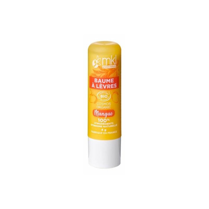 Baume à Lèvres Bio Mangue 4g – MKL – IllicoPharma
