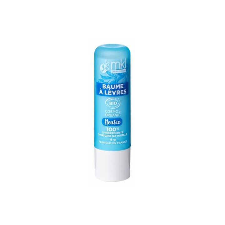 Baume à Lèvres Bio Neutre 4g – MKL – IllicoPharma