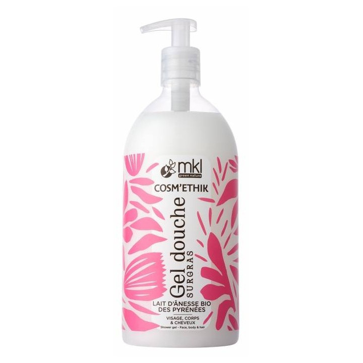 Cosm'Ethik Gel Douche Surgras Lait D'Anesse Bio 1L – MKL – IllicoPharma